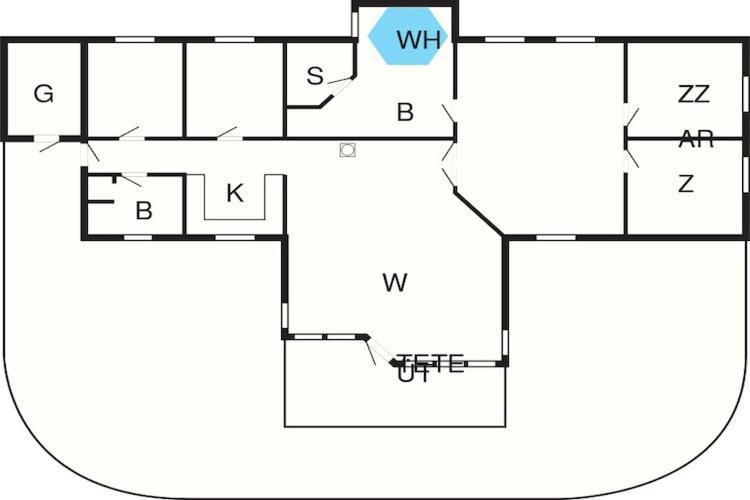 10 Person Holiday Home In R Dby Kramnitse Eksteriør bilde